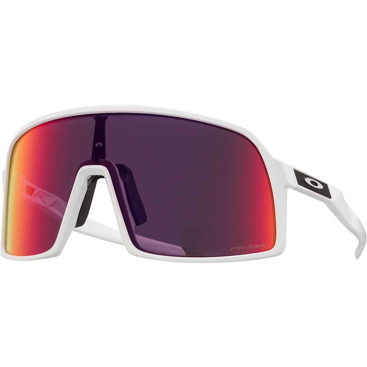 Oakley Sutro S Prizm Sunglasses Matte White/PRIZM Road, One Size - Men's