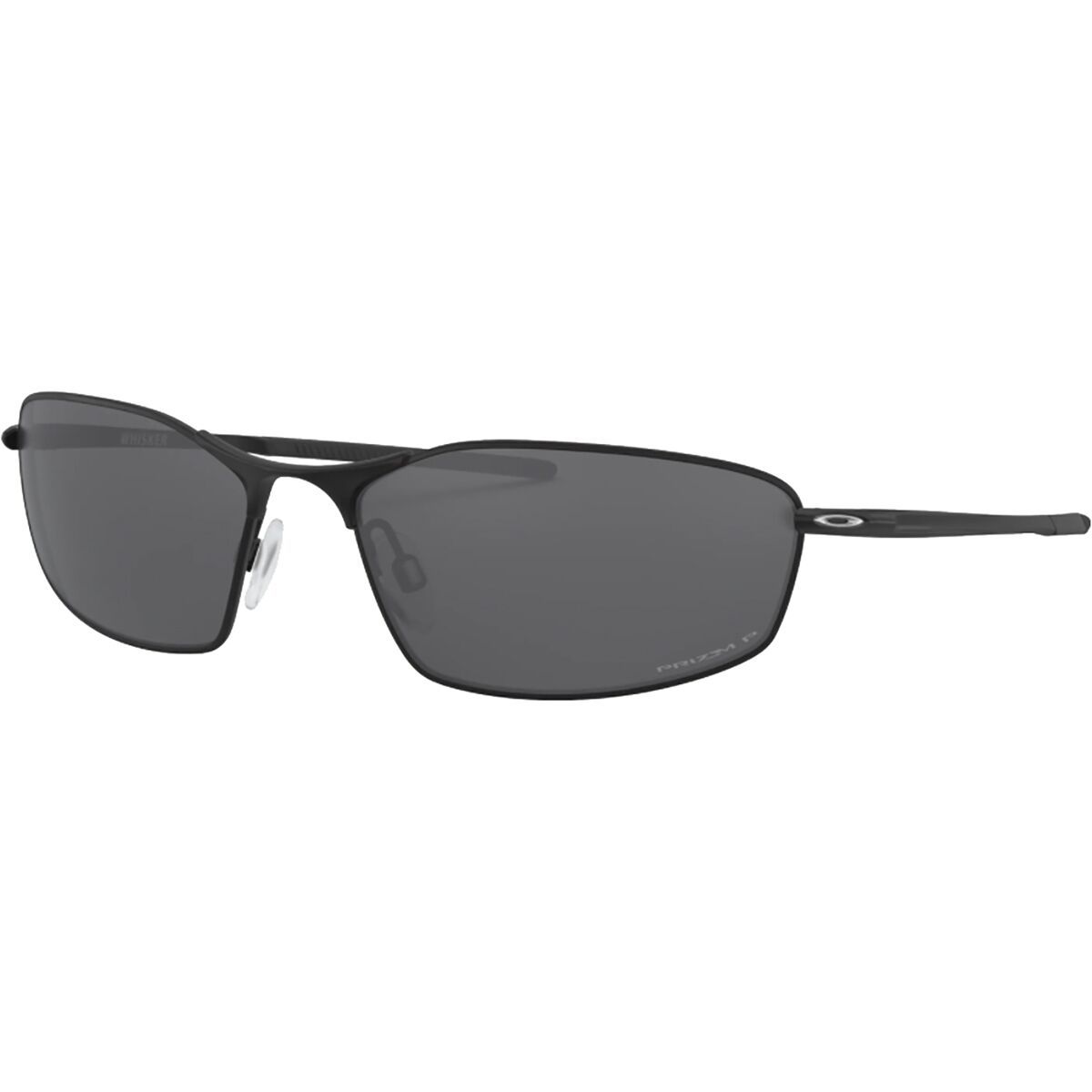 Oakley Oakley Whisker Prizm Polarized Sunglasses Satin Black/PRIZM Black Polar, One Size - Men's