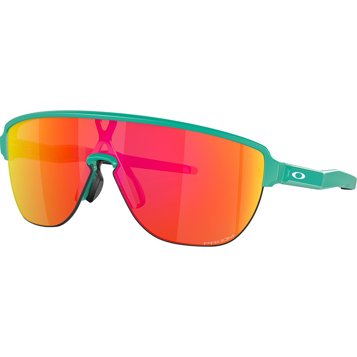Oakley Corridor Prizm Sunglasses Matte Celeste w/Prizm Ruby, One Size - Men's