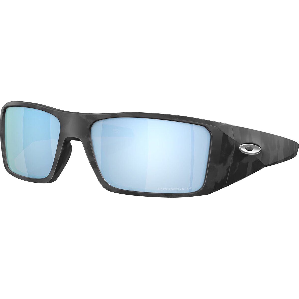 Oakley Heliostat Prizm Polarized Sunglasses MatteBlackCamo w/Prizm Dp Wtr Pol, One Size - Men's