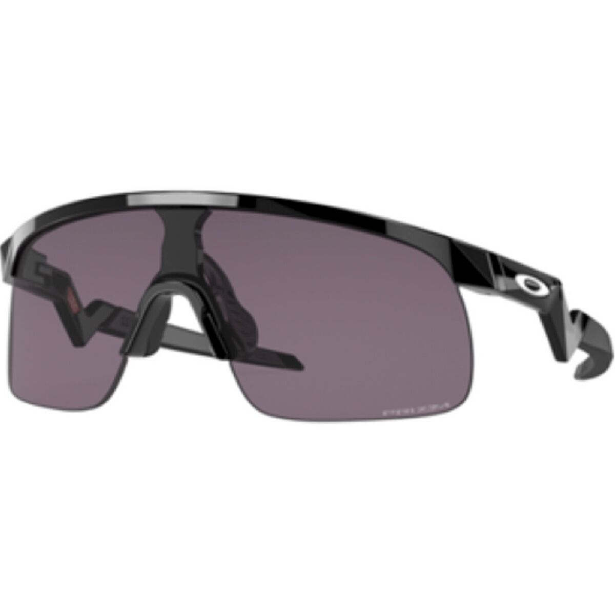 Oakley Oakley Resistor Prizm Sunglasses - Kids' Polished Black/Prizm Grey, One Size - $112.00 at Competitive Cyclist