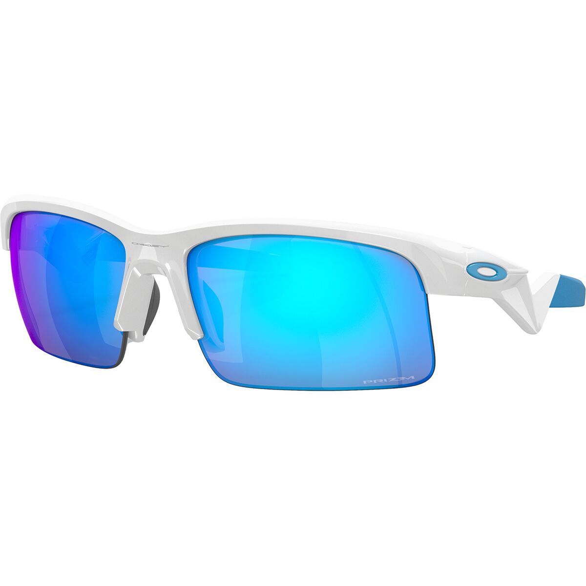 Oakley Oakley Capacitor Prizm Sunglasses - Kids' Polished White/Prizm Sapphire, One Size - Men's