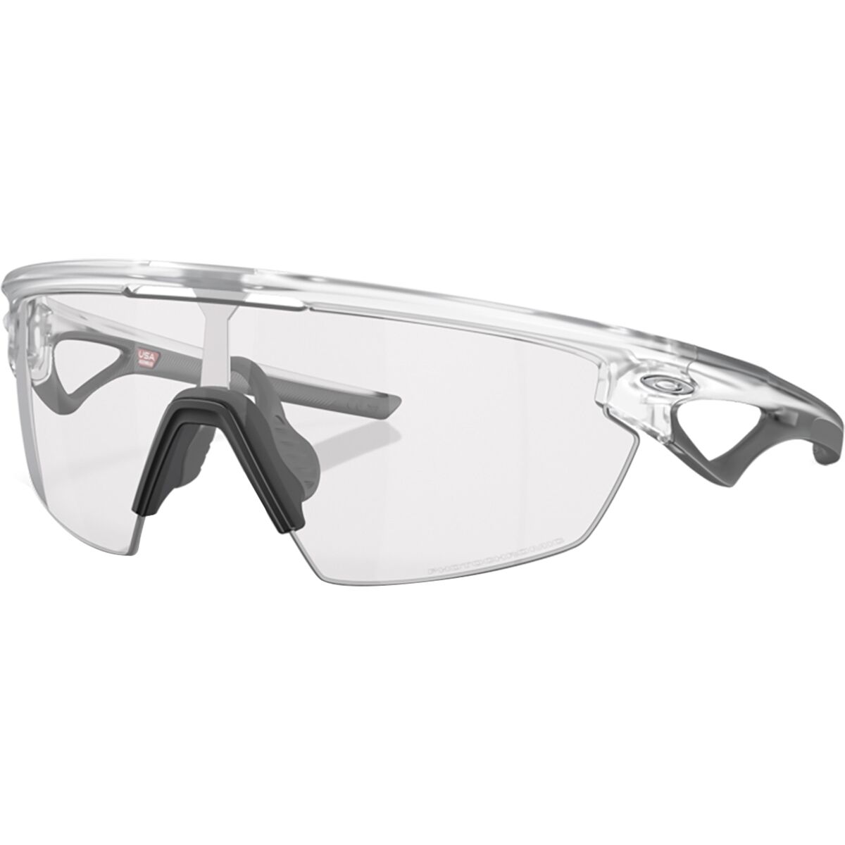 Oakley Oakley Sphaera Photochromic Sunglasses Matte Clear/Clear Photochromic, One Size - Men's