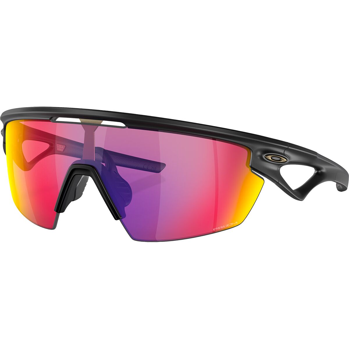 Oakley Oakley Sphaera Prizm Sunglasses Matte Black/Prizm Road, One Size - Men's