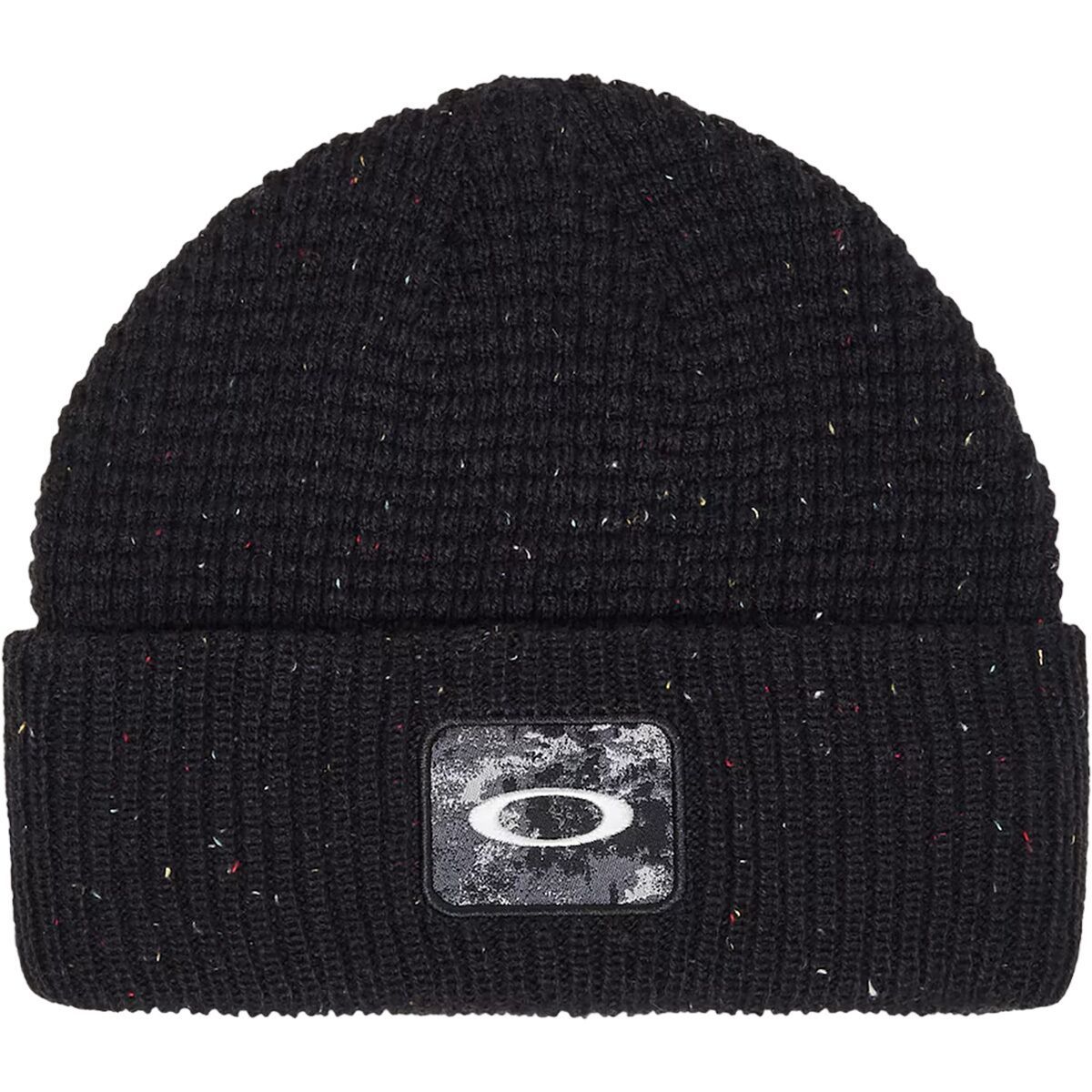 Oakley Oakley Ellipse Patch Waffle Beanie Blackout, One Size