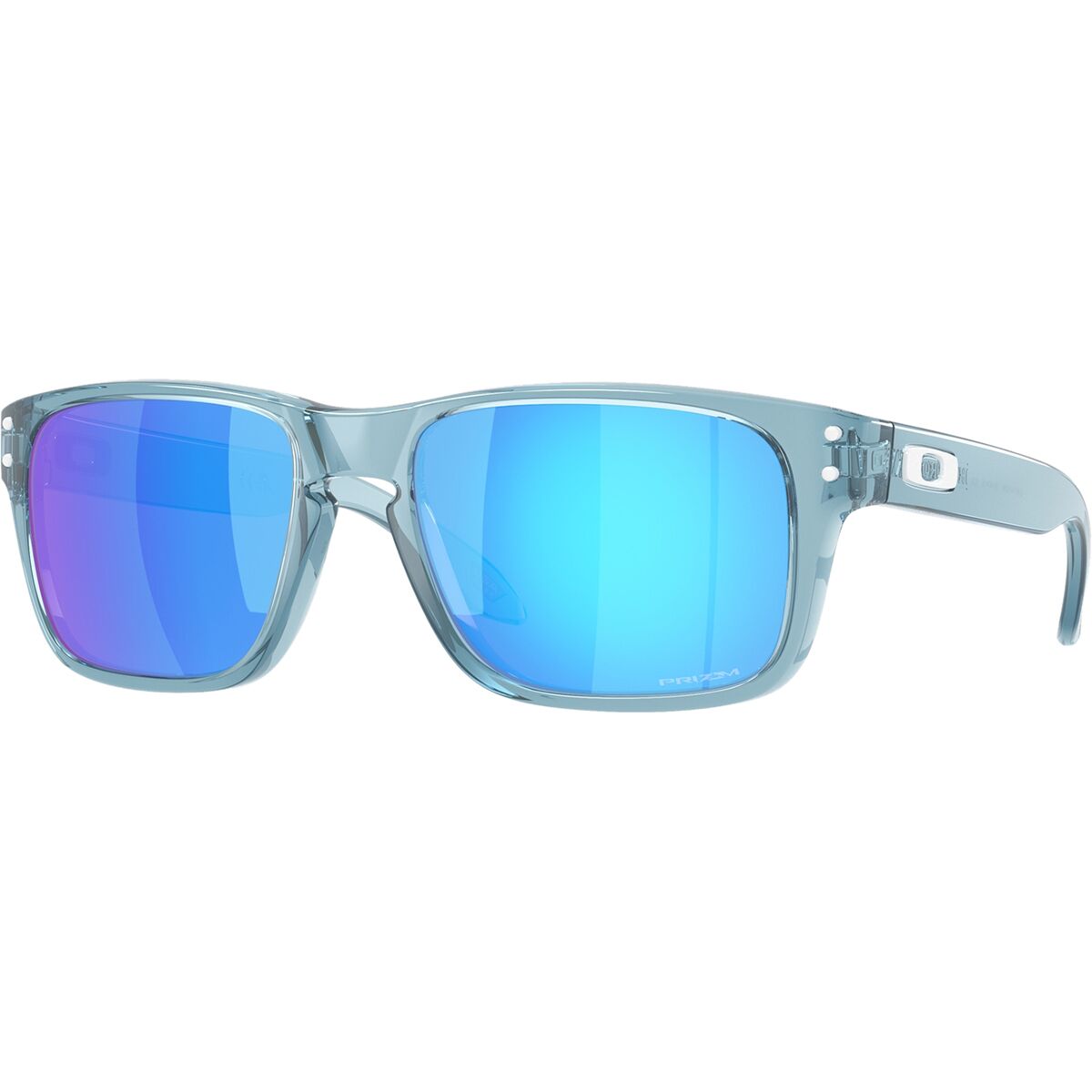 Oakley Oakley Holbrook XXS Prizm Sunglasses - Kids' Transparent Stonewash/Prizm Sapphire, One Size - $100.00 at Competitive Cyclist