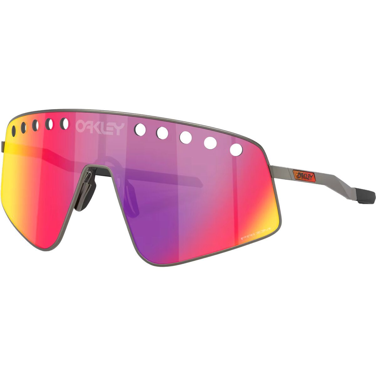 Oakley Oakley Sutro Ti Sweep Prizm Sunglasses Matte Gunmetal/Prizm Road, One Size - Men's