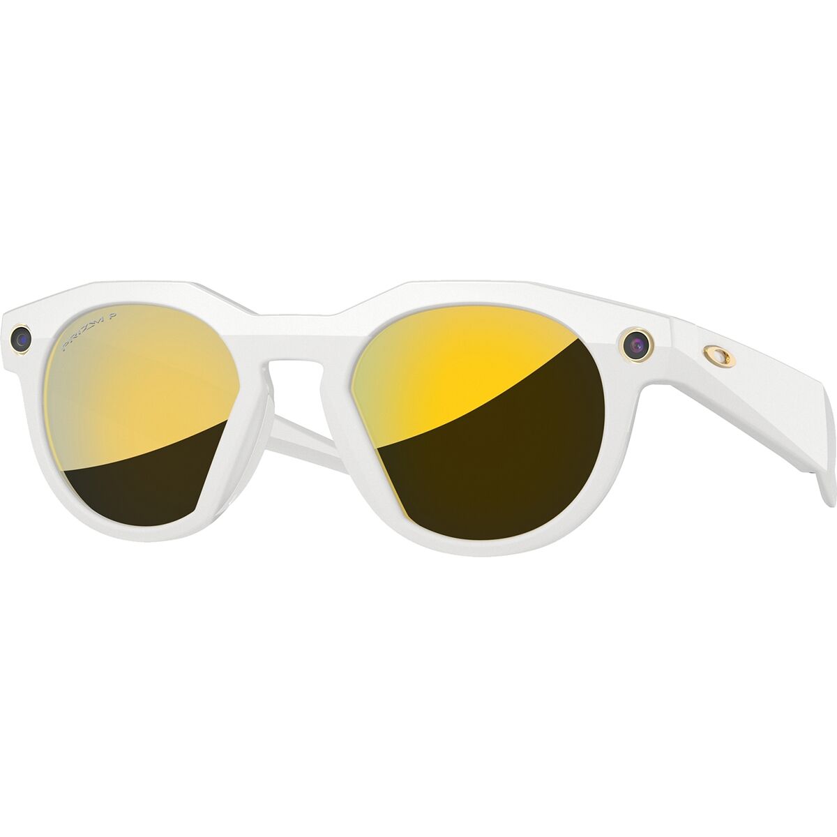 Oakley Oakley Meta AI HSTN Polarized Sunglasses Ivory/Prizm 24K Polarized, One Size - Men's