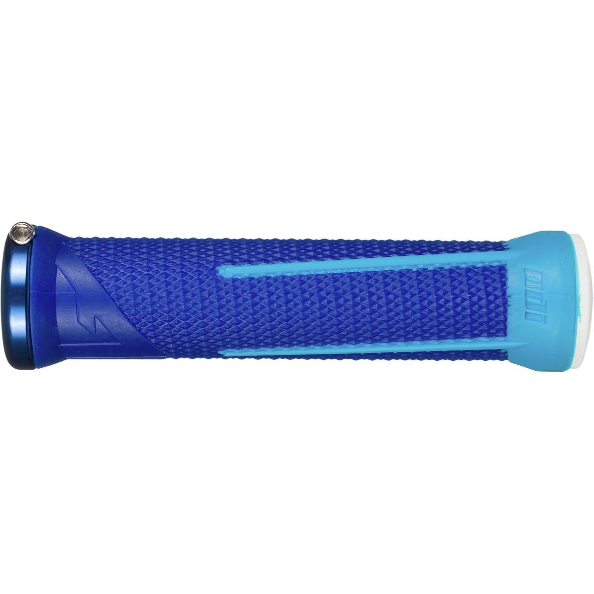 ODI AG-1 Aaron Gwin Lock-On Grips Blue/Light Blue, 135mm