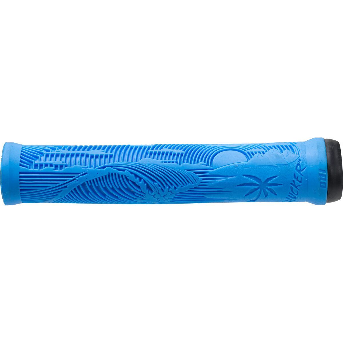 ODI Flangeless Hucker Grips Blue, One Size