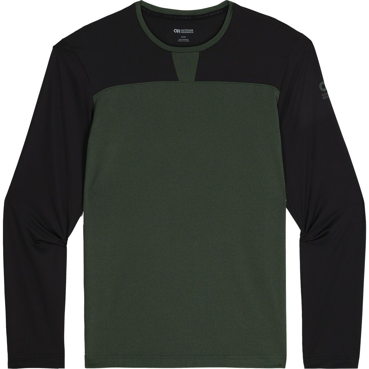 Outdoor Research Freewheel Long-Sleeve Jersey - Men's Grove/Black, S