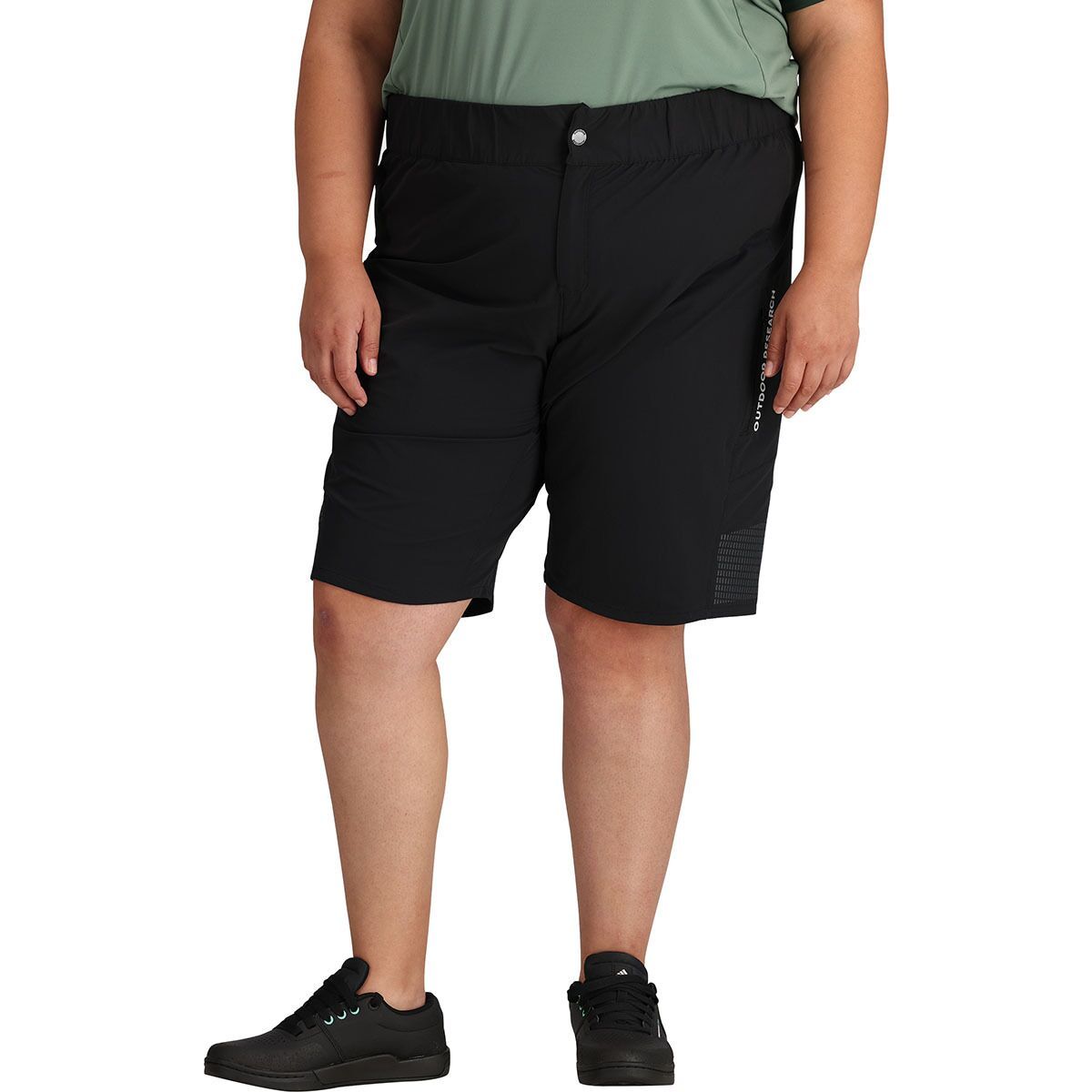 Outdoor Research Freewheel Ride Short - Plus - Women's Black, 2X
