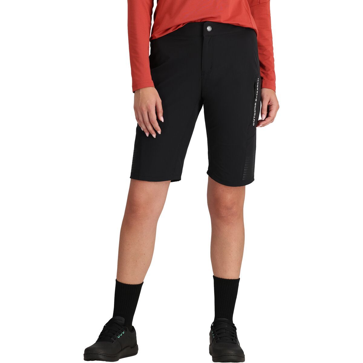 Outdoor Research Freewheel Ride Short - Women's Black, 14