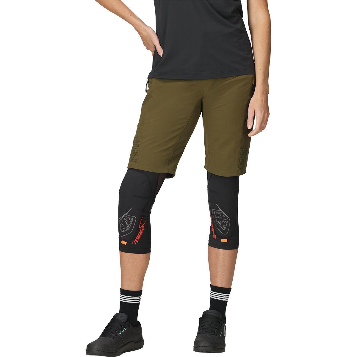 Outdoor Research Freewheel Ride Short - Women's Dark Olive, 4