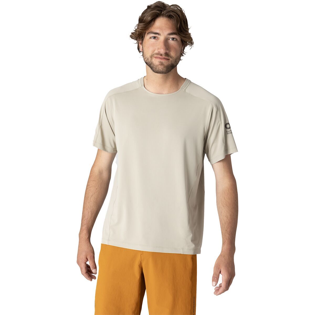 Outdoor Research Freewheel Short-Sleeve Jersey - Men's Pro Khaki, S
