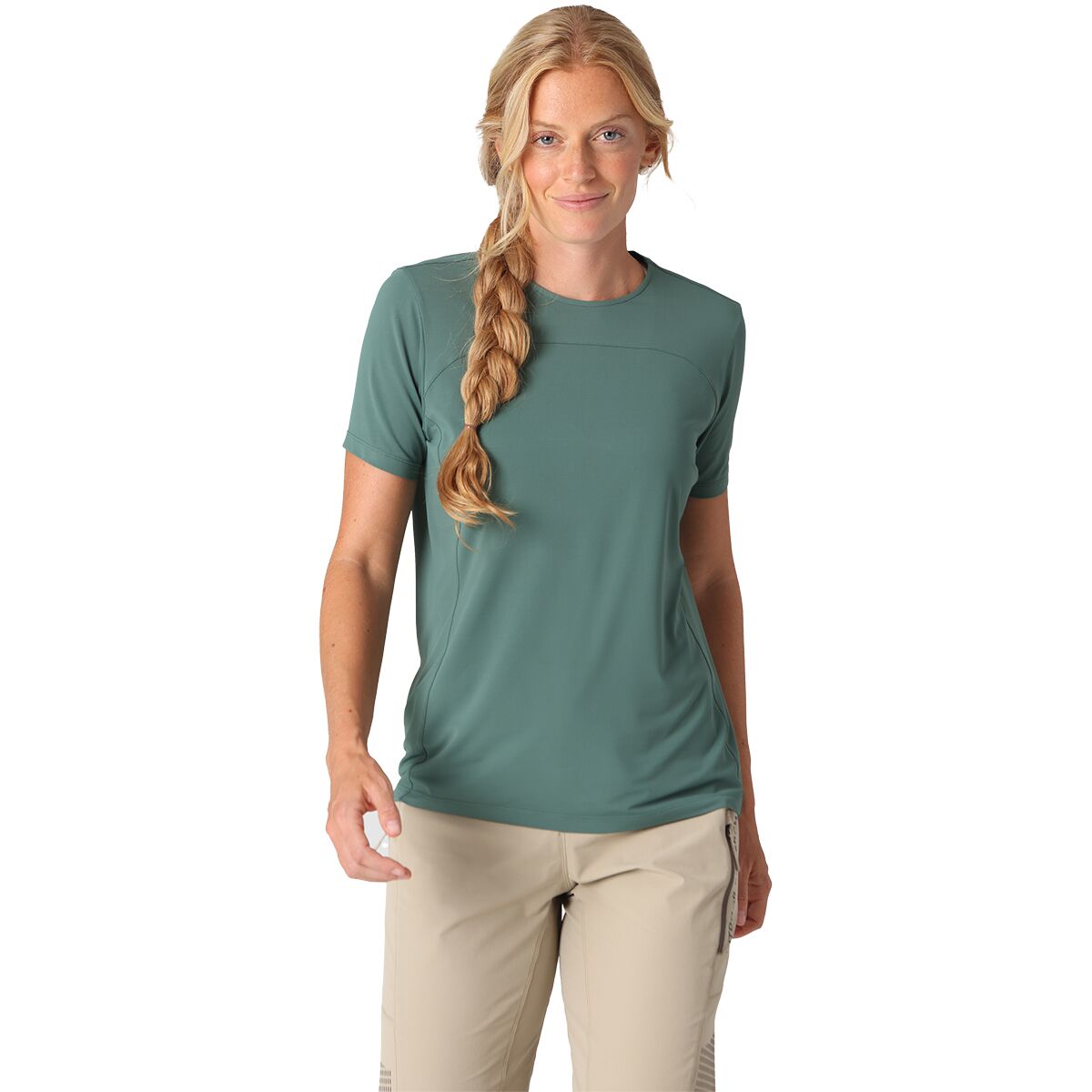 Outdoor Research Freewheel Short-Sleeve Jersey - Women's Malachite, M