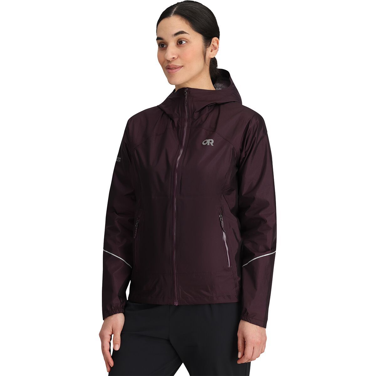 Outdoor Research Outdoor Research Helium Rain Jacket - Women's Amethyst, XL