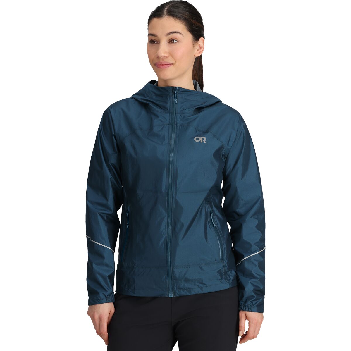 Outdoor Research Outdoor Research Helium Rain Jacket - Women's Harbor, XS