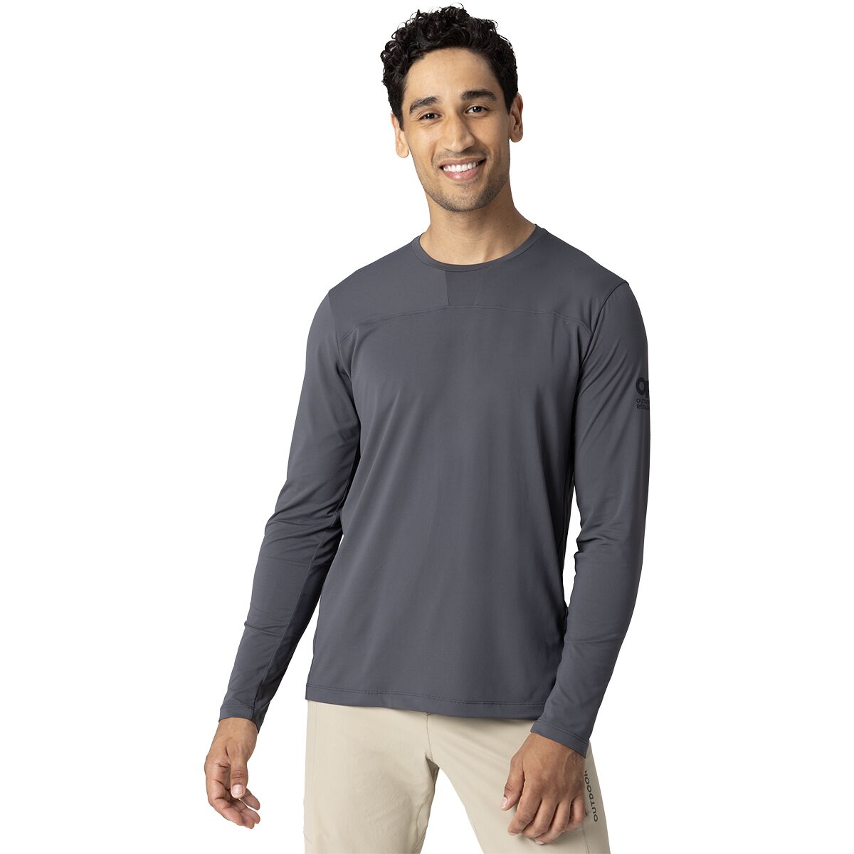 Outdoor Research Freewheel Long-Sleeve Jersey - Men's Storm, S