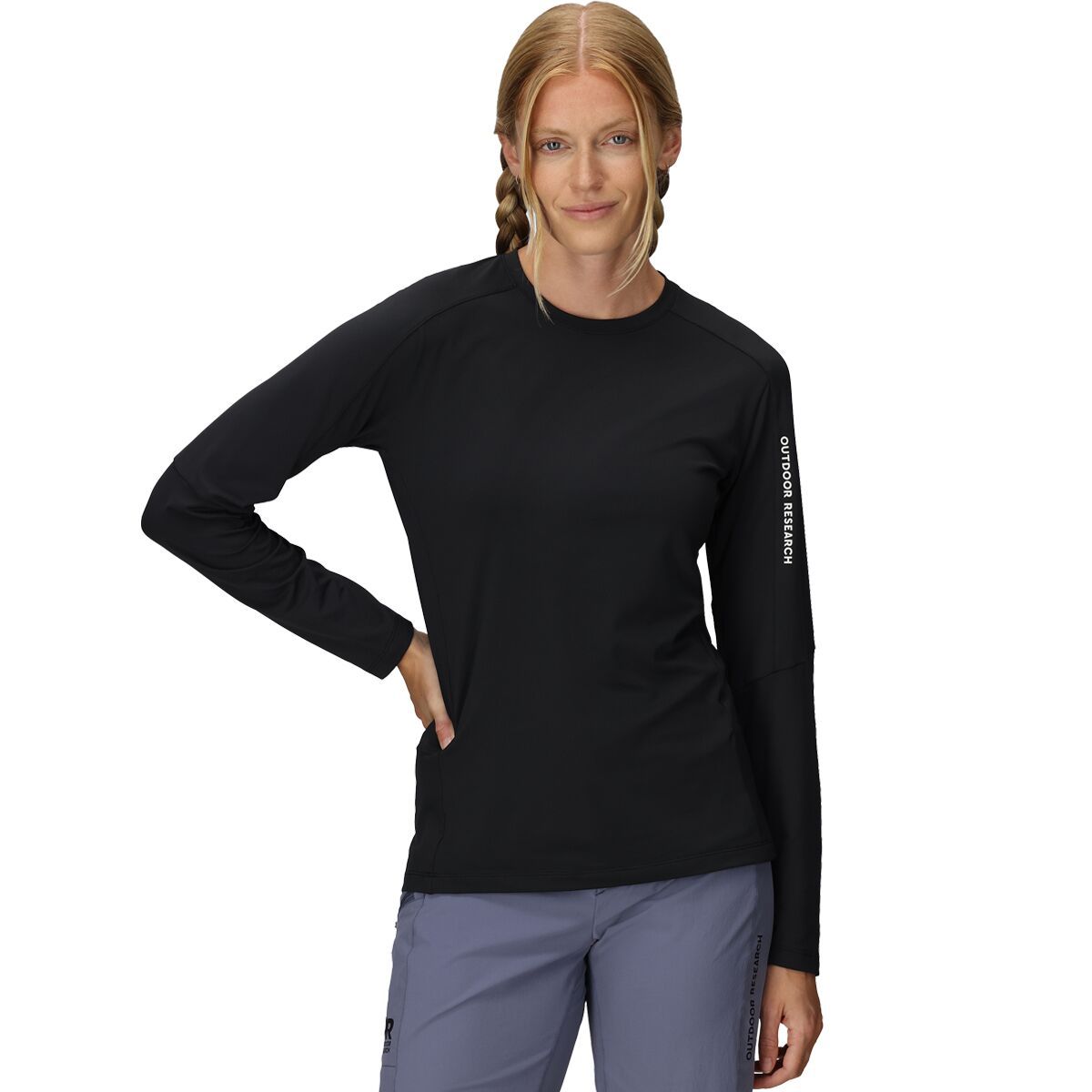 Outdoor Research Freewheel Long-Sleeve Jersey - Women's Black, XS