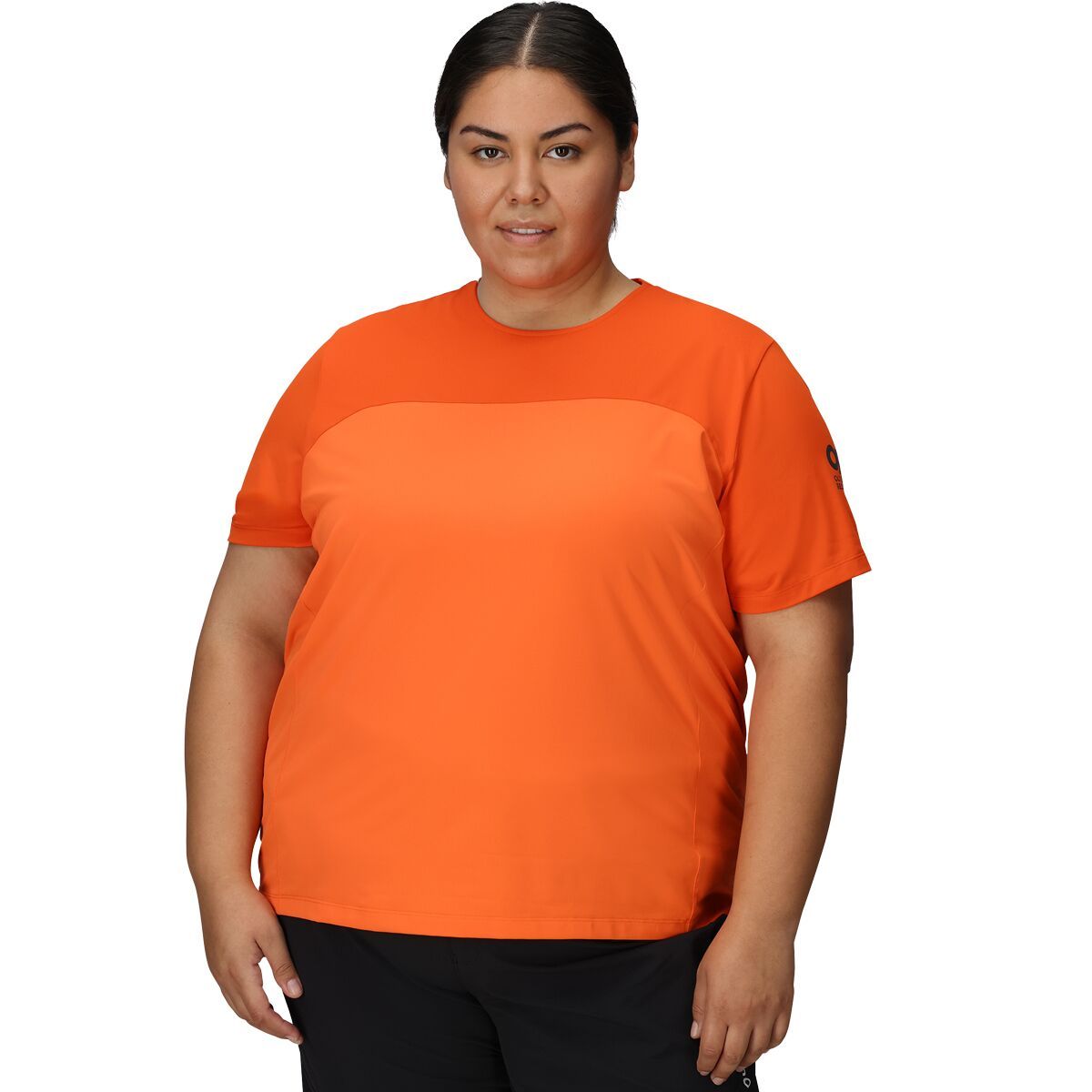 Outdoor Research Freewheel Short-Sleeve Jersey - Plus - Women's Spice/Zest, 2X