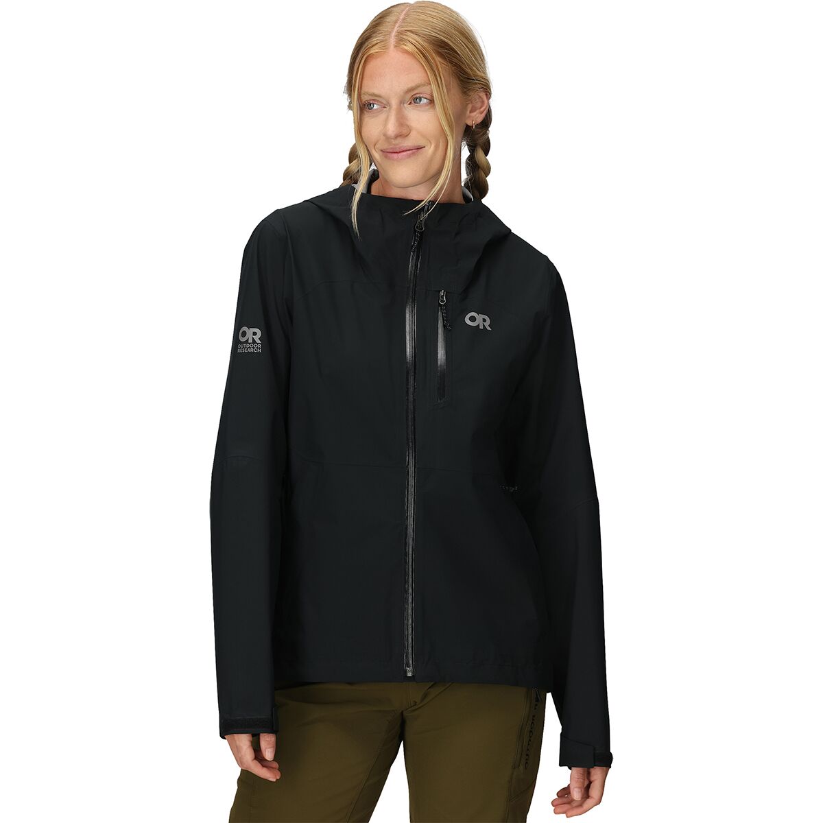 Outdoor Research Outdoor Research Freewheel Stretch Rain Jacket - Women's Black, M - $238.95 at Competitive Cyclist