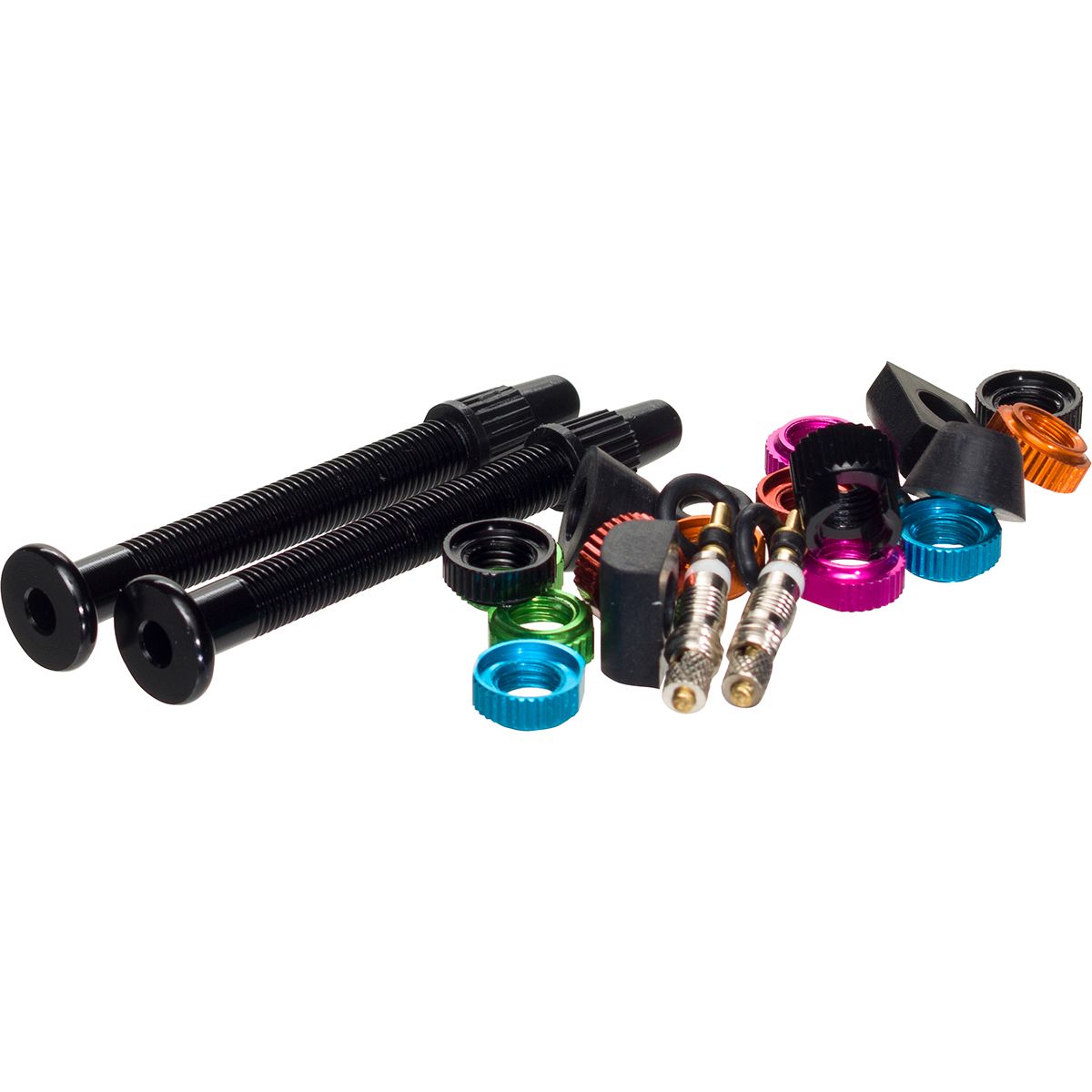 Orange Seal Orange Seal Versa Valve Tubeless Valve Stem Black, 48mm, Set