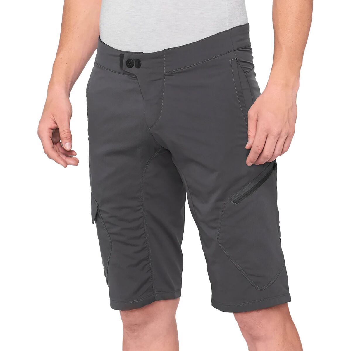 100% 100% Ridecamp Short - Men's Charcoal/Charcoal, 38