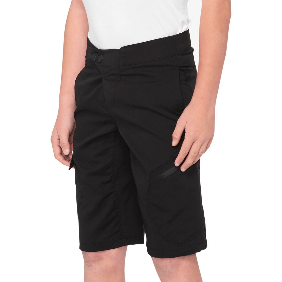 100% Ridecamp Short - Boys' Black, 24
