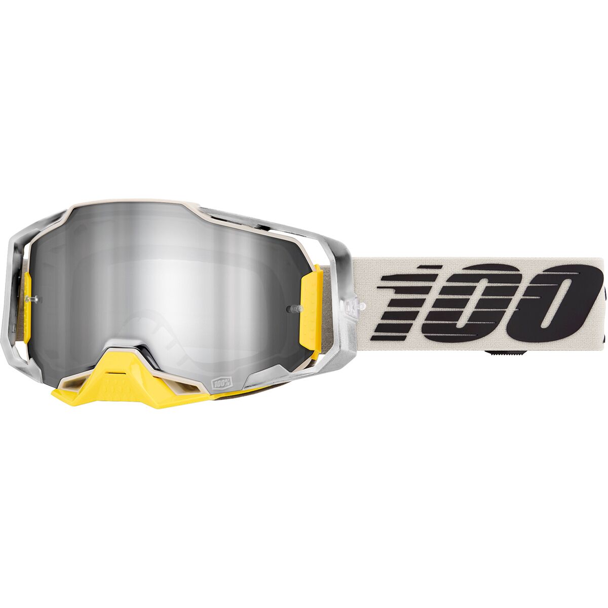 100% Armega Goggles Viggo/Silver Flash Mirror Lens, One Size