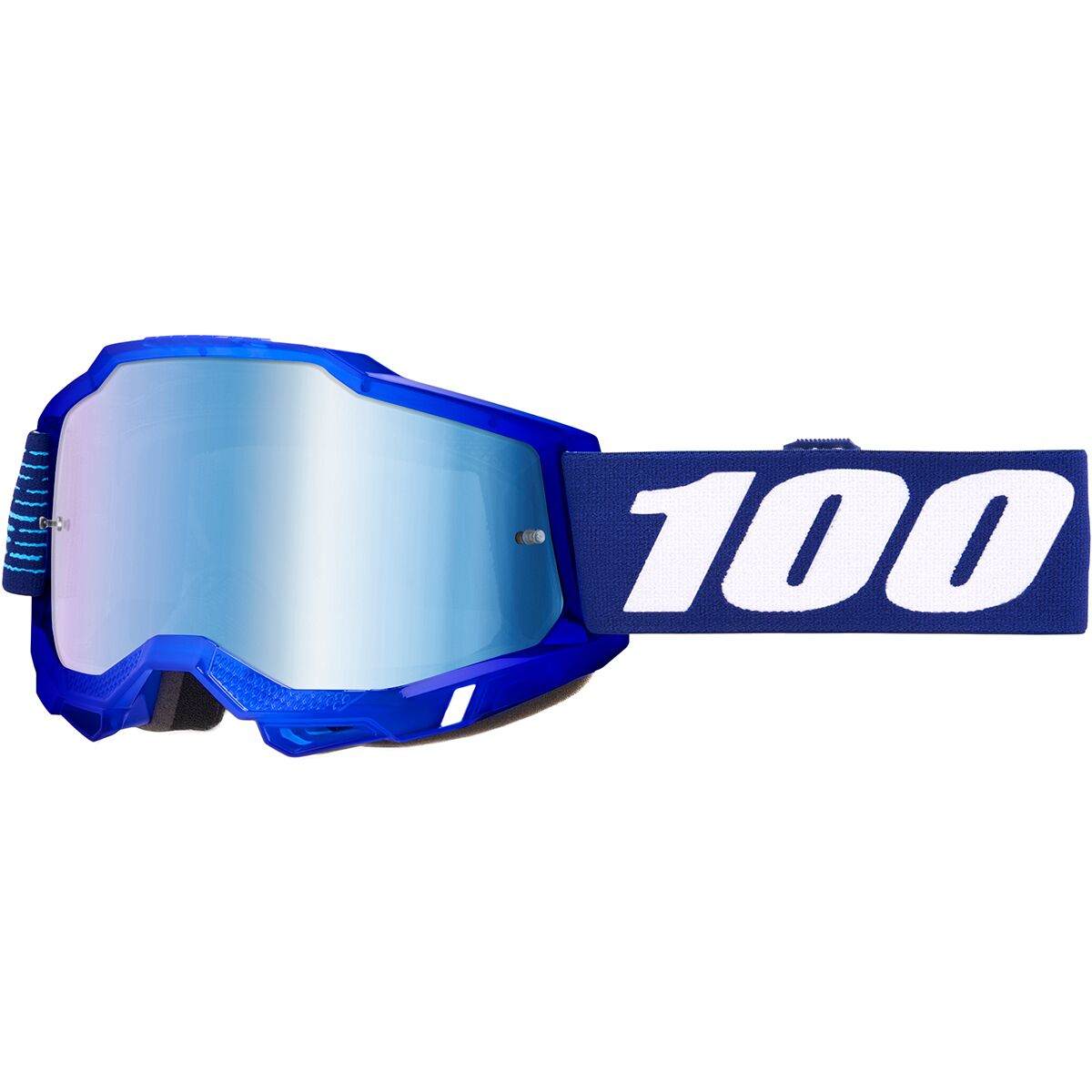 100% ACCURI 2 Goggles 2028/Blue Mirror Lens, One Size