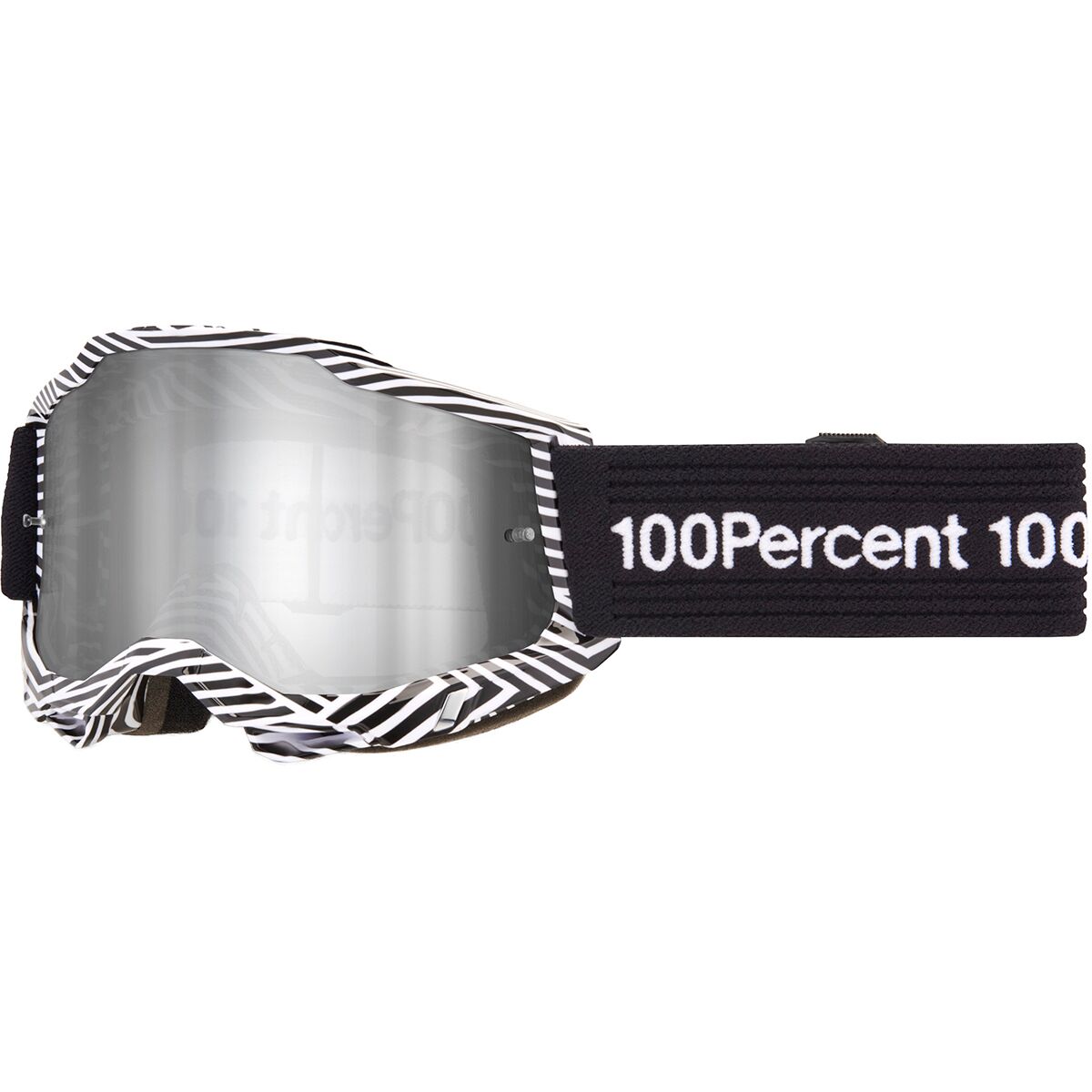 100% ACCURI 2 Goggles Samba/Silver Mirror Lens, One Size