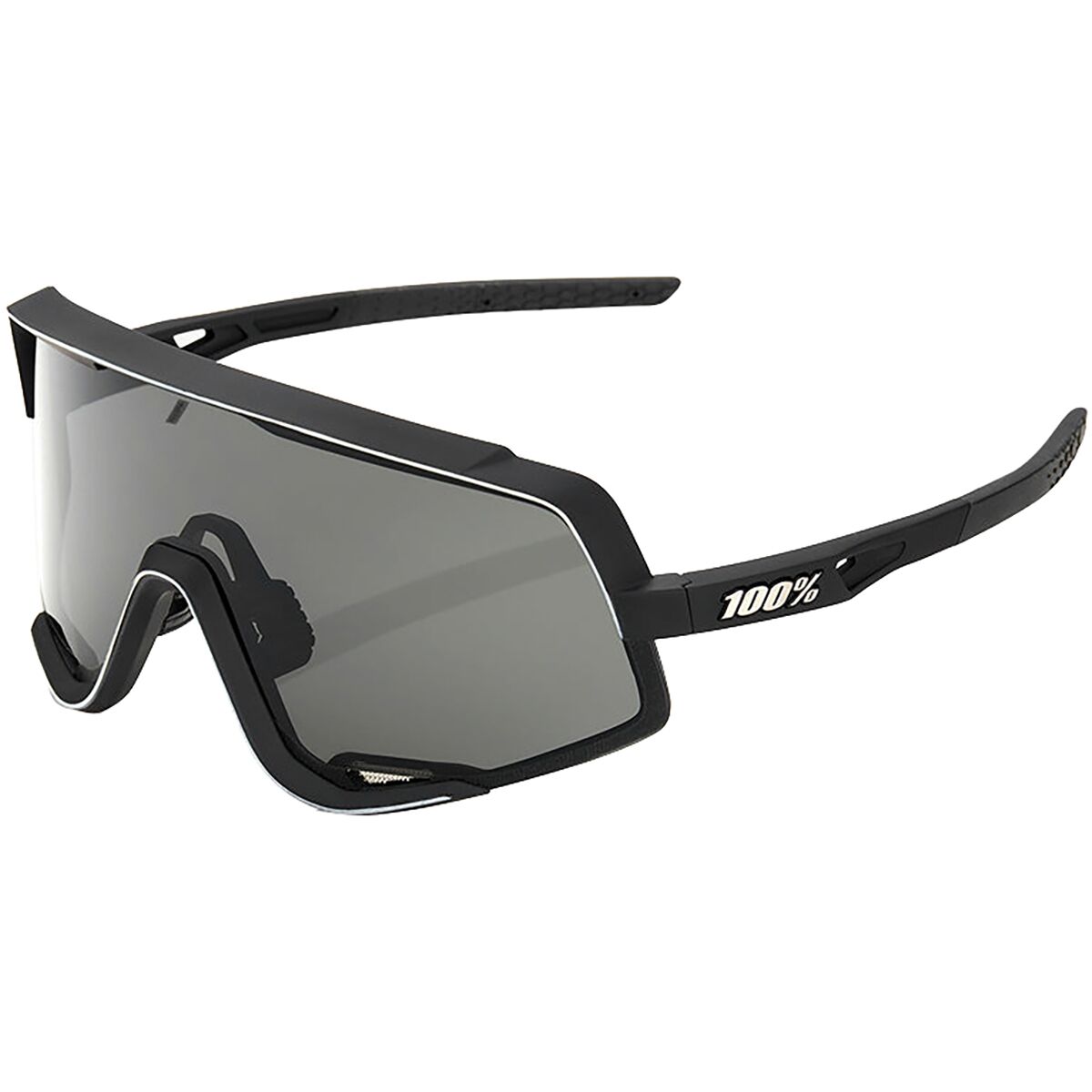 100% 100% Glendale Sunglasses Soft Tact Black, One Size - Men's