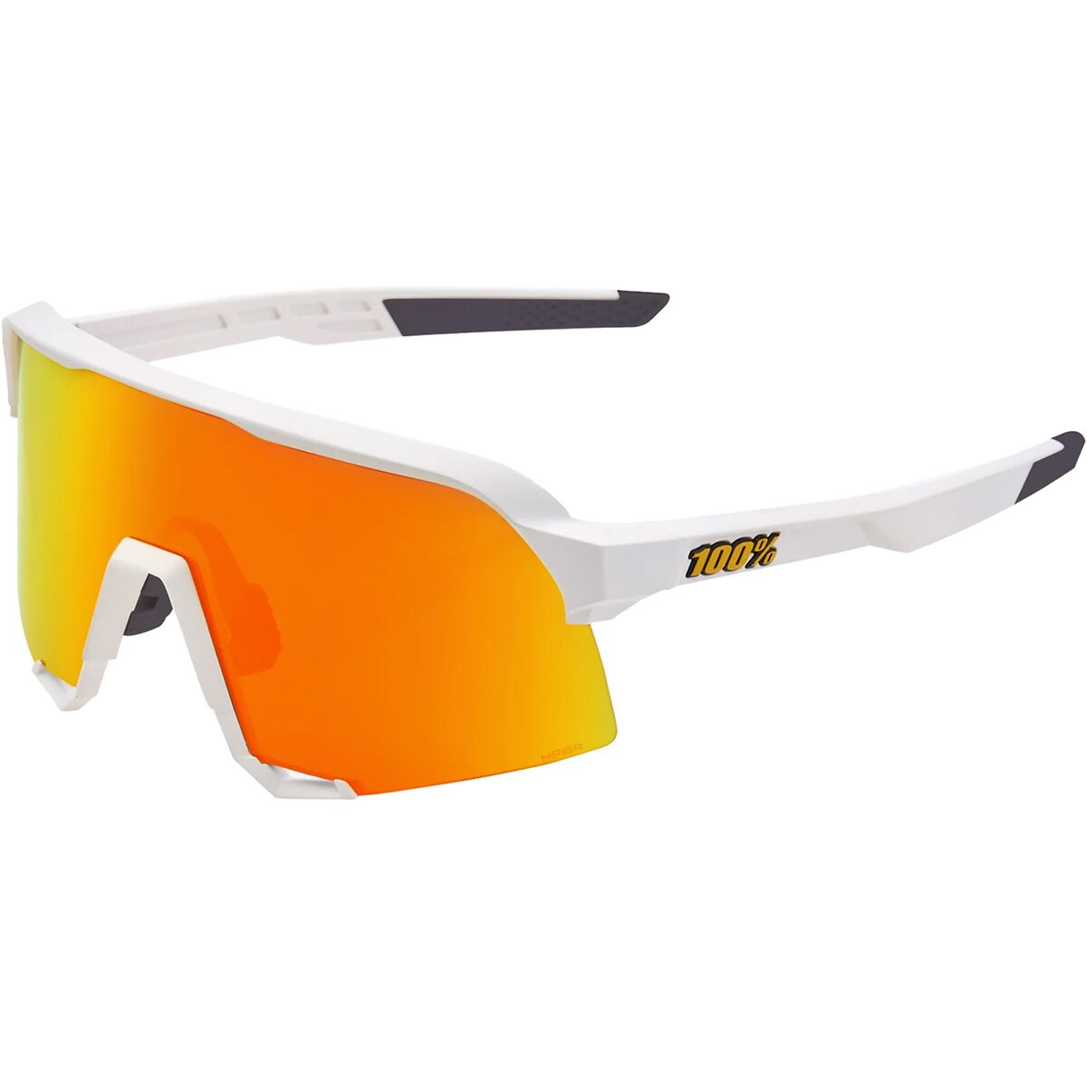 100% S3 Sunglasses Soft Tact White, One Size - Men's