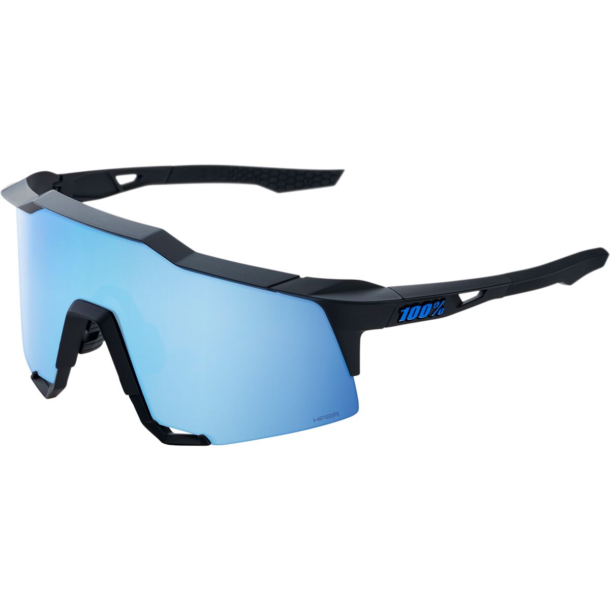 100% Speedcraft Sunglasses Matte Black, One Size - Men's