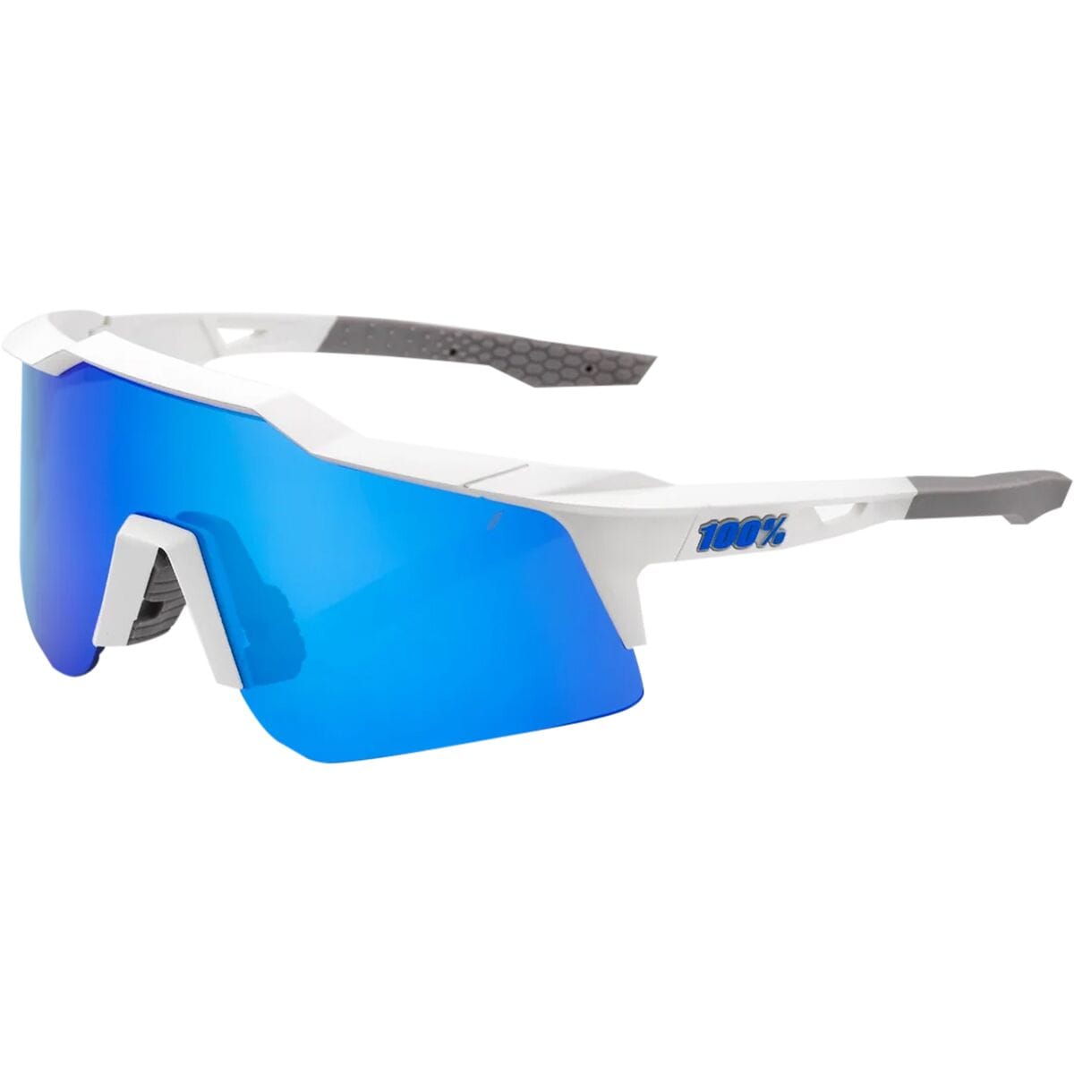 100% Speedcraft XS Sunglasses Matte White, One Size - Men's