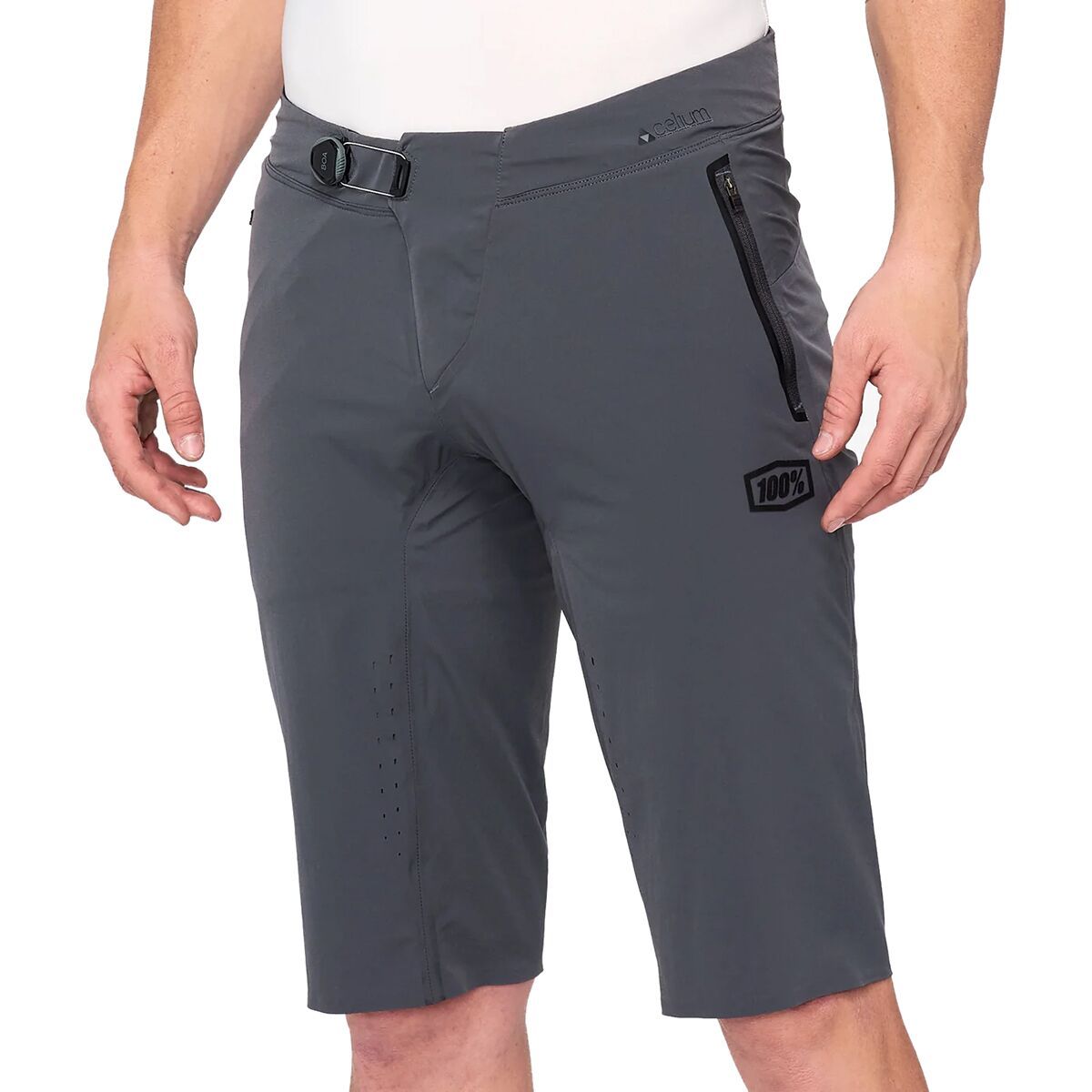 100% 100% Celium Short - Men's Charcoal, 30