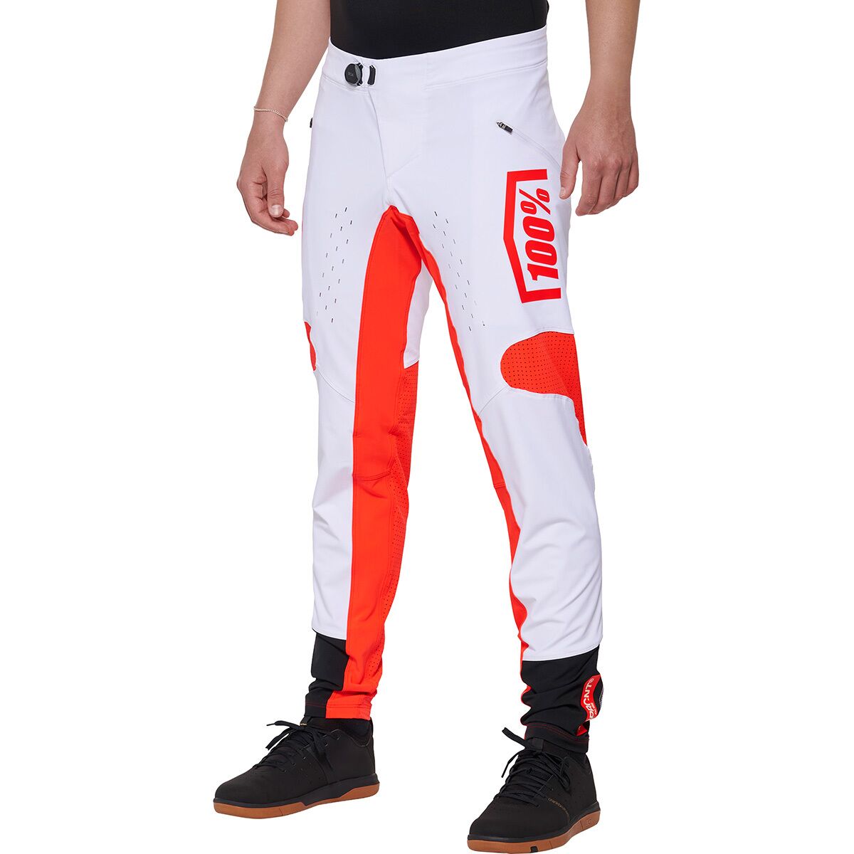 100% 100% R-Core X DH Pant - Men's White/Red, 28