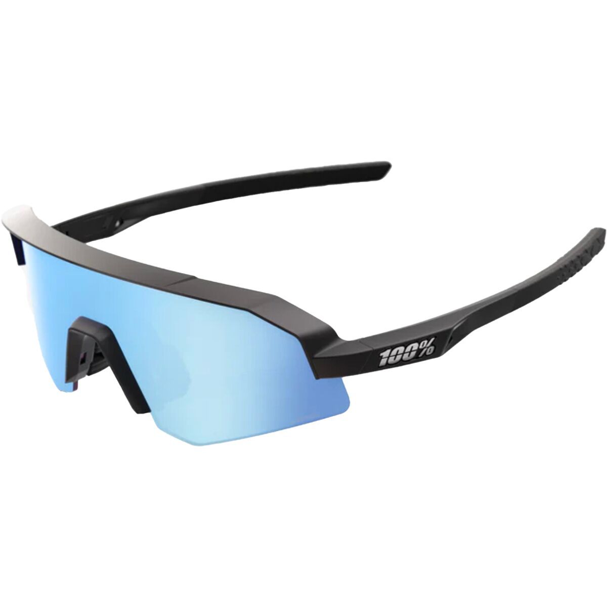100% Slendale XS Sunglasses Matte Black, One Size - Men's