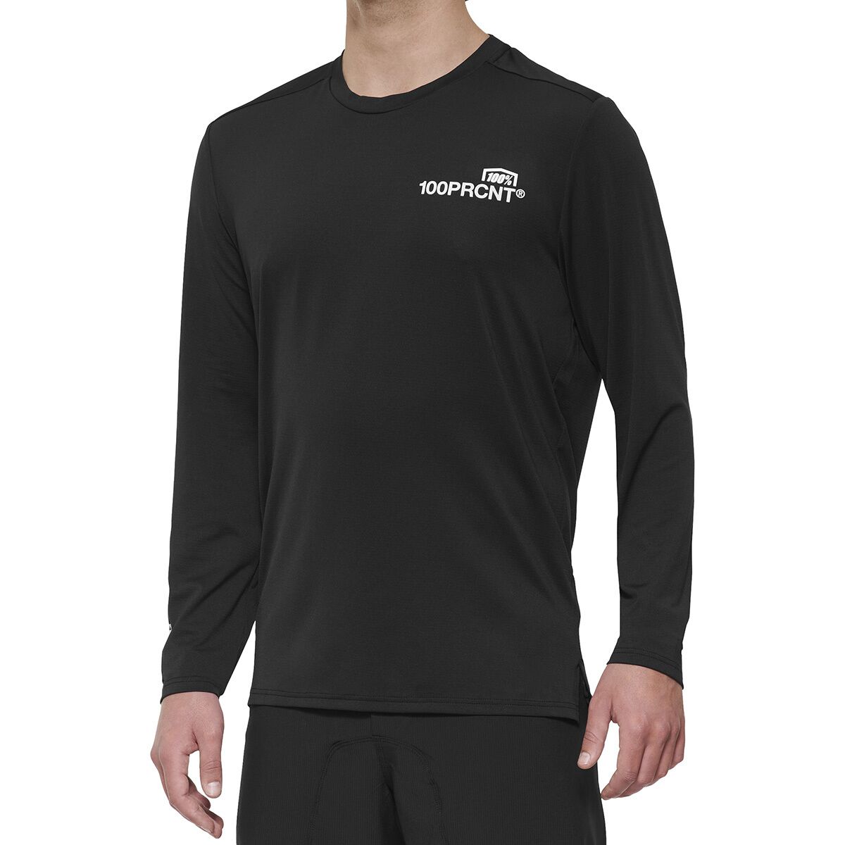 100% 100% Airmatic Long-Sleeve Jersey - Men's Black, M