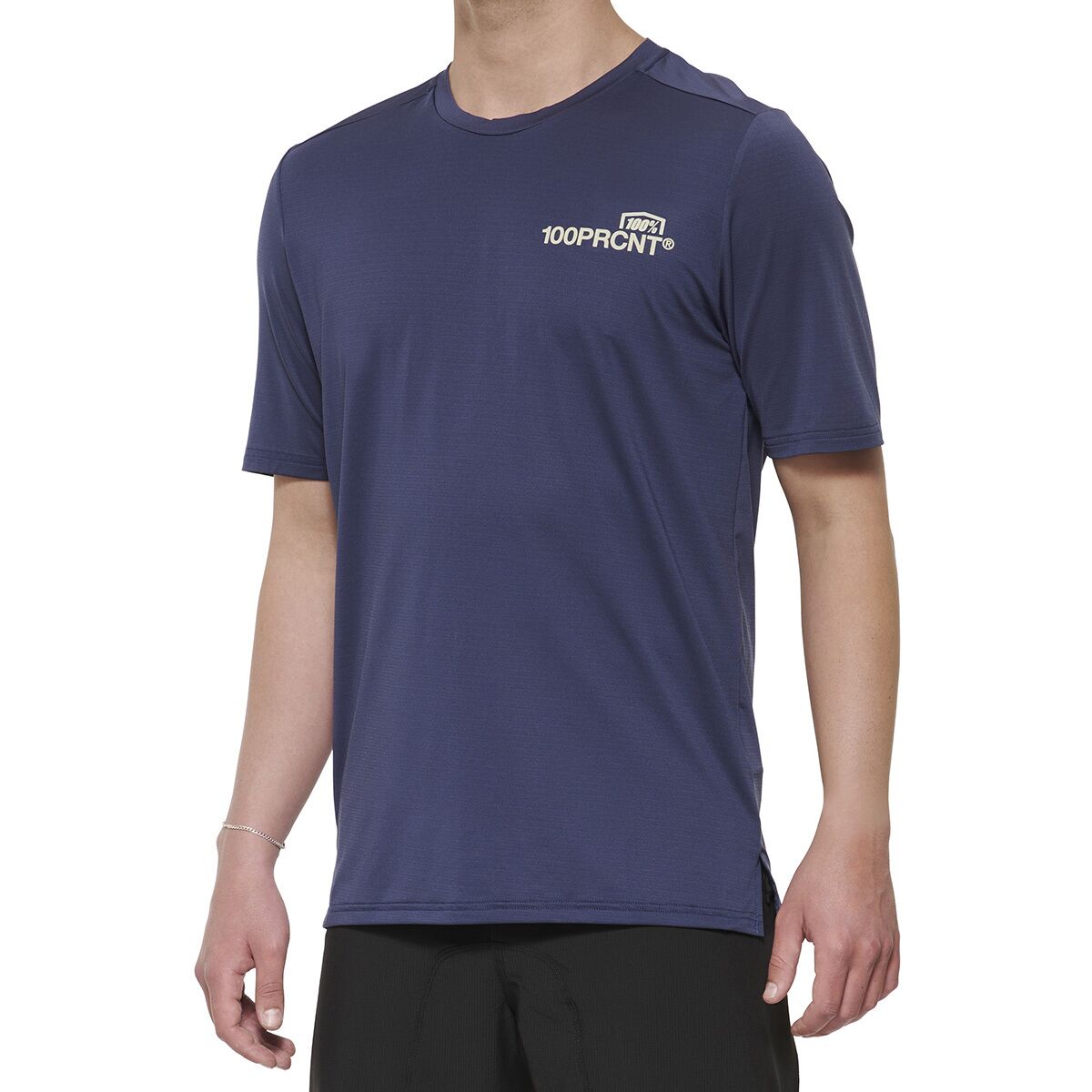 100% 100% Airmatic Short-Sleeve Jersey - Men's Indigo, S