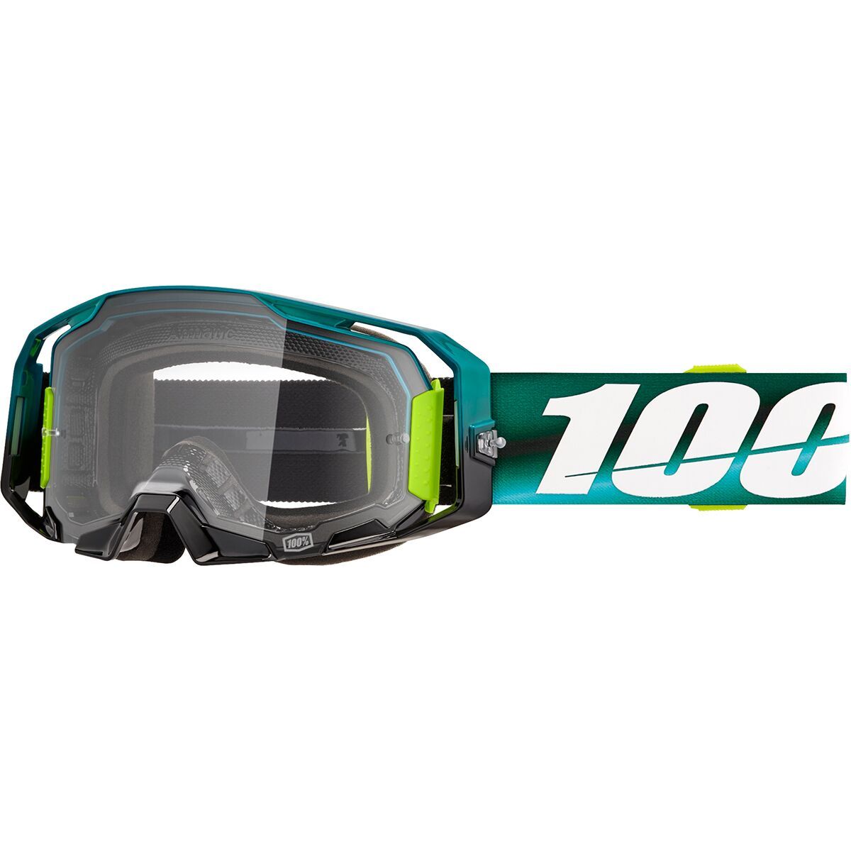 100% Armatic Goggle Polarity/Clear Lens, One Size