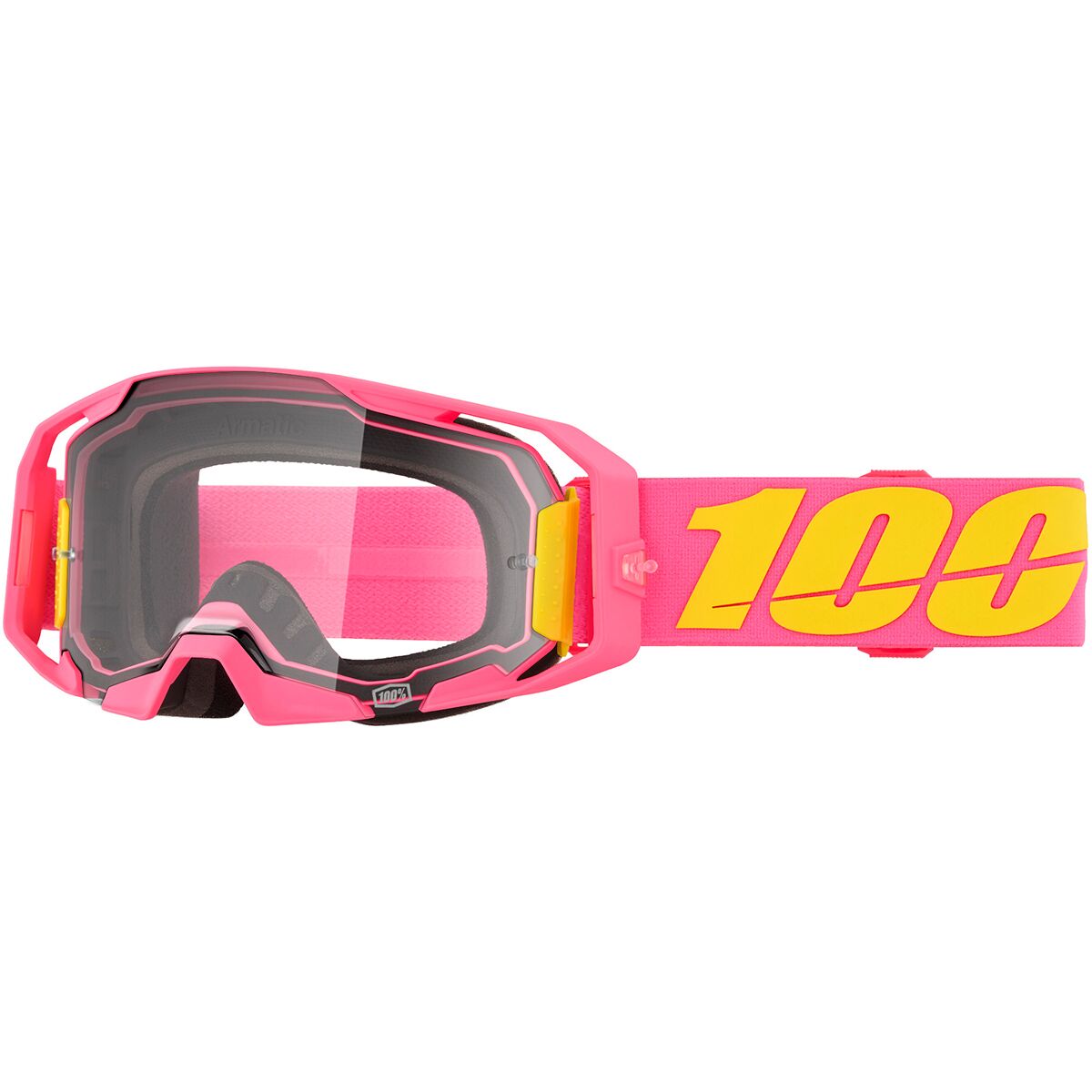 100% 100% Armatic Goggle Snakpak/Clear Lens, One Size
