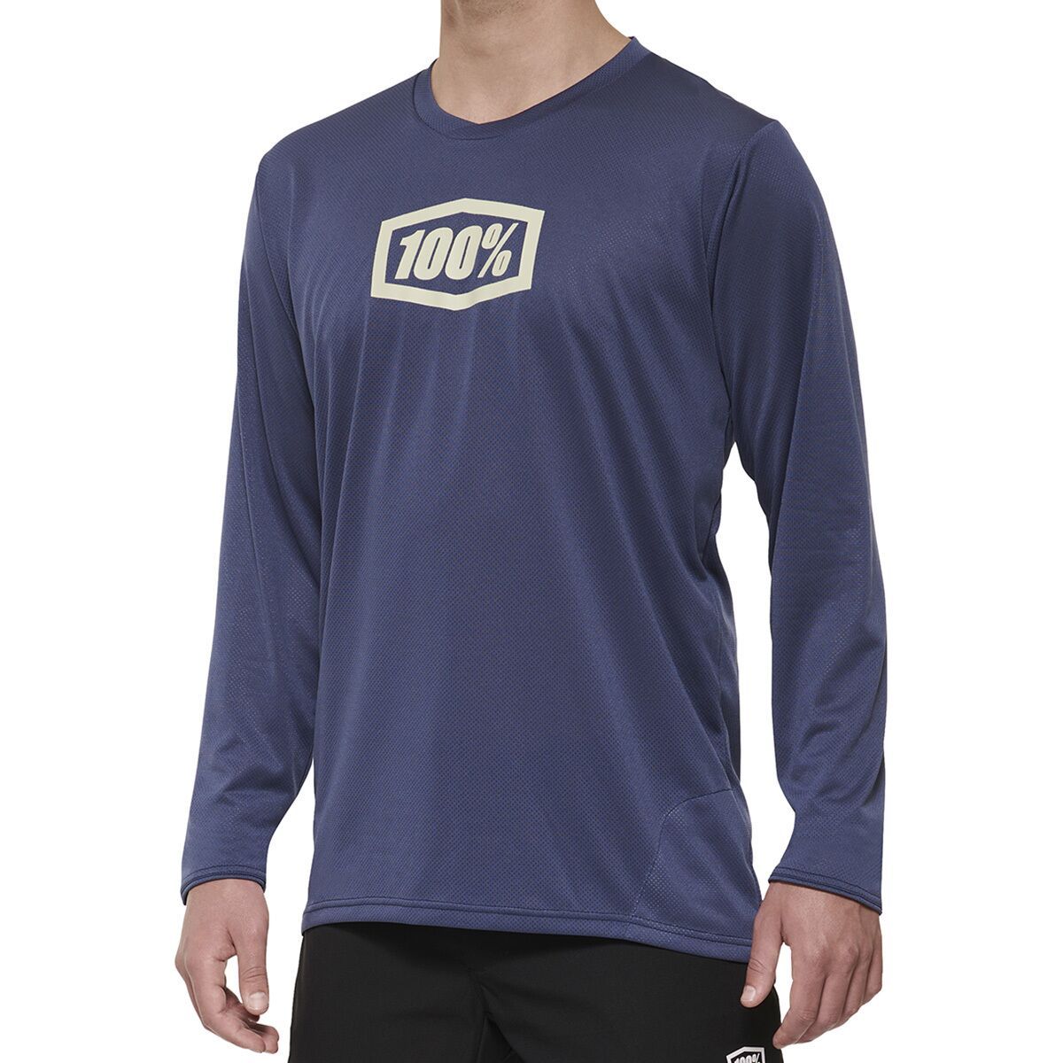 100% 100% Ridecamp Long-Sleeve Jersey - Men's Indigo, L