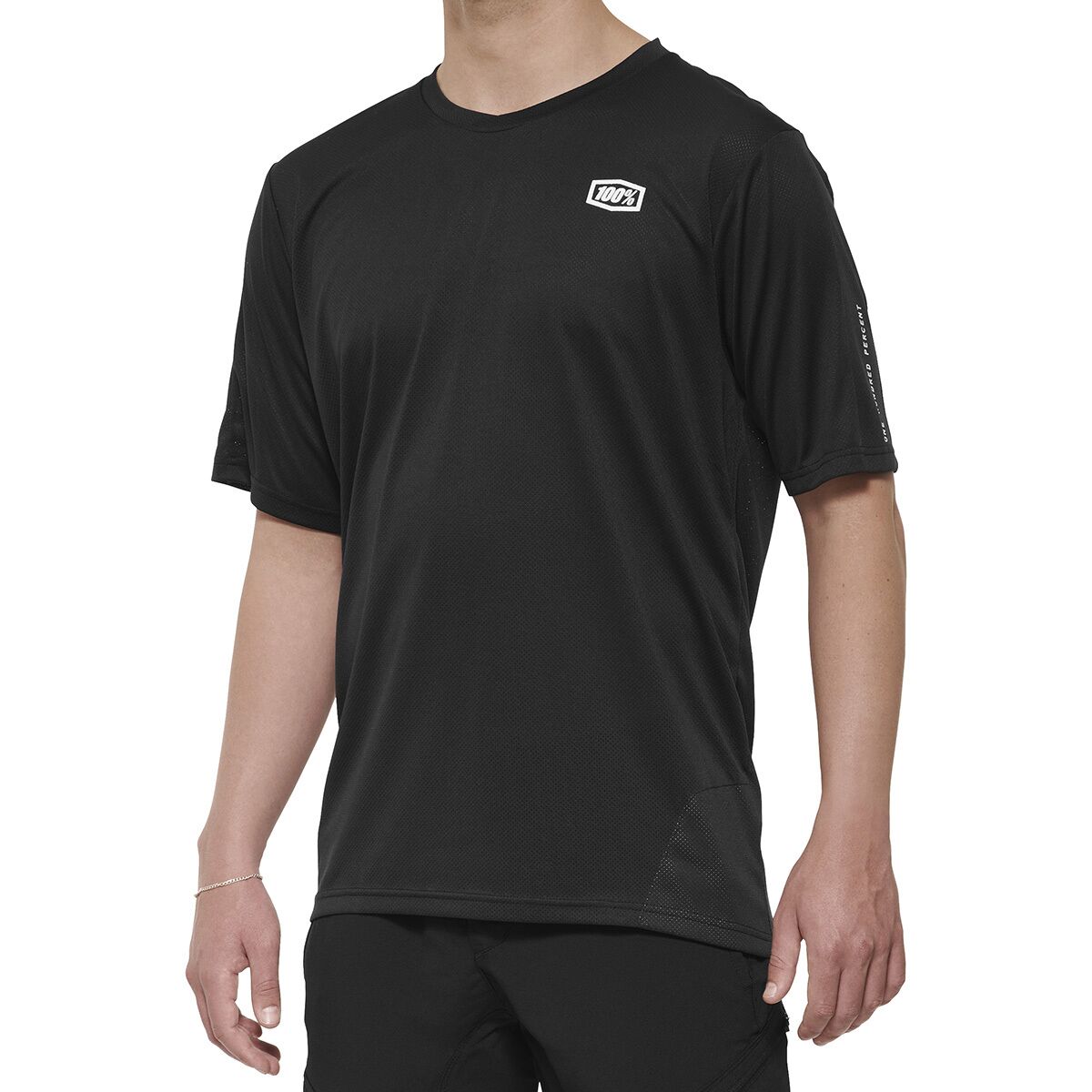 100% 100% Ridecamp Short-Sleeve Jersey - Men's Black, M