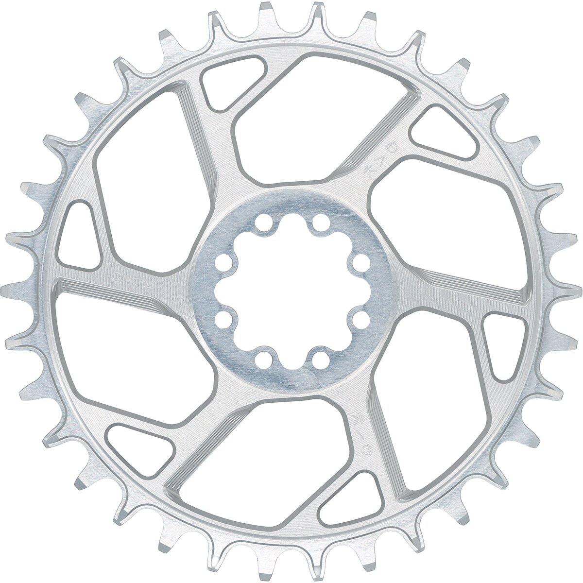 OAK Components OAK Components Amulet Chainring Raw, 8-Bolt, 30t - $99.99 at Competitive Cyclist