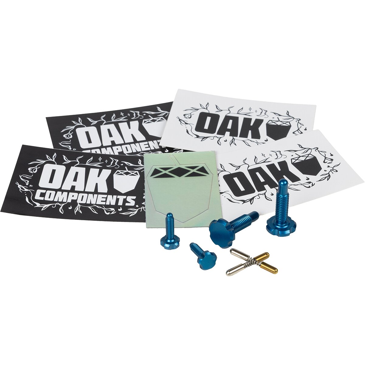 OAK Components RLP Screw Kit (4 pcs) Blue, Fits OAK RLP Brake Lever
