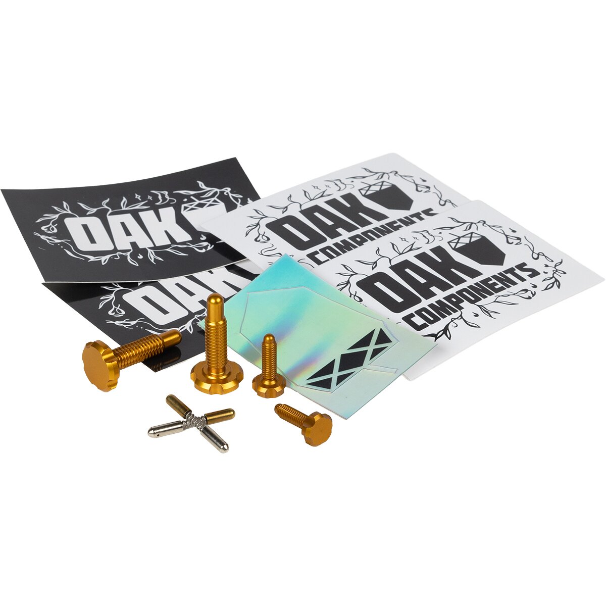 OAK Components RLP Screw Kit (4 pcs) Gold, Fits OAK RLP Brake Lever
