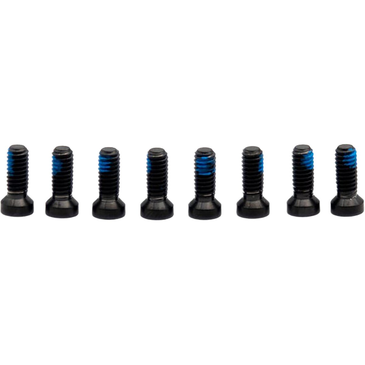 OAK Components Titanium Screw Set (8 pcs) Black, M4x9 for 8-Bolt Chainring Assembly