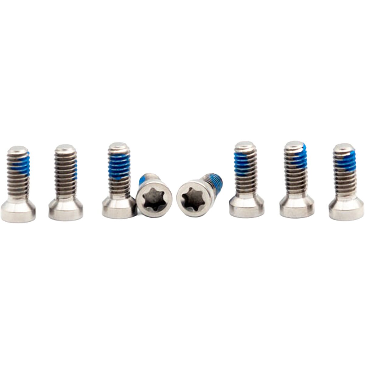 OAK Components Titanium Screw Set (8 pcs) Raw, M4x9 for 8-Bolt Chainring Assembly